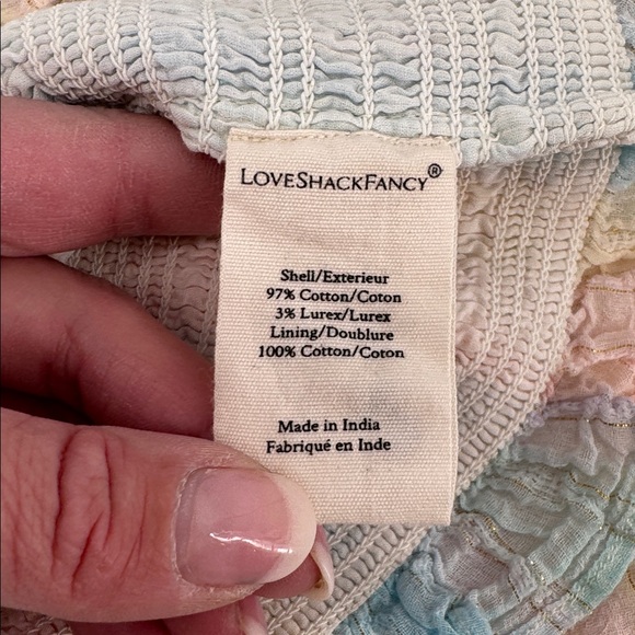 LoveShackFancy Saba Cropped Top & Camilla Rainbow Skirt Set - Picture 8 of 10